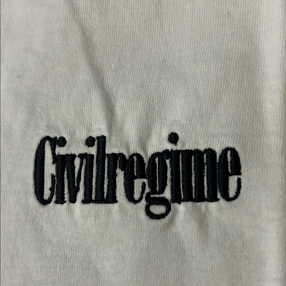Civil RegimeWhite Short Sleeve Tee - Picture 2 of 6